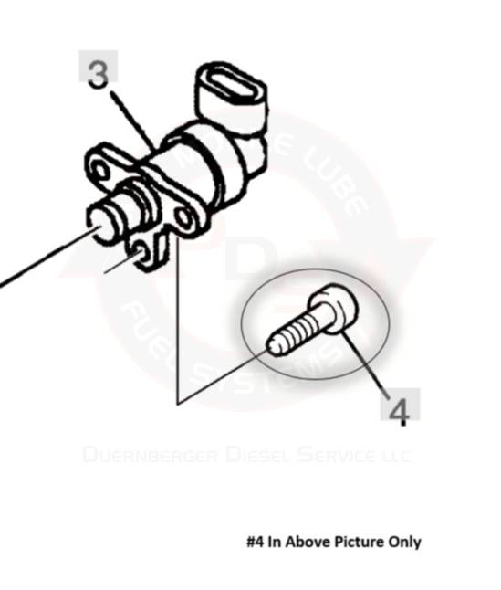 Genuine Bosch Fuel Pressure Regulator (FCA) Mounting Screw (Pack