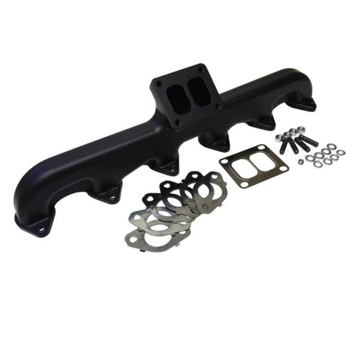 Steed Speed - Steed Speed T4 24-Valve 2nd Gen Style Exhaust Manifold (Angled Flange)