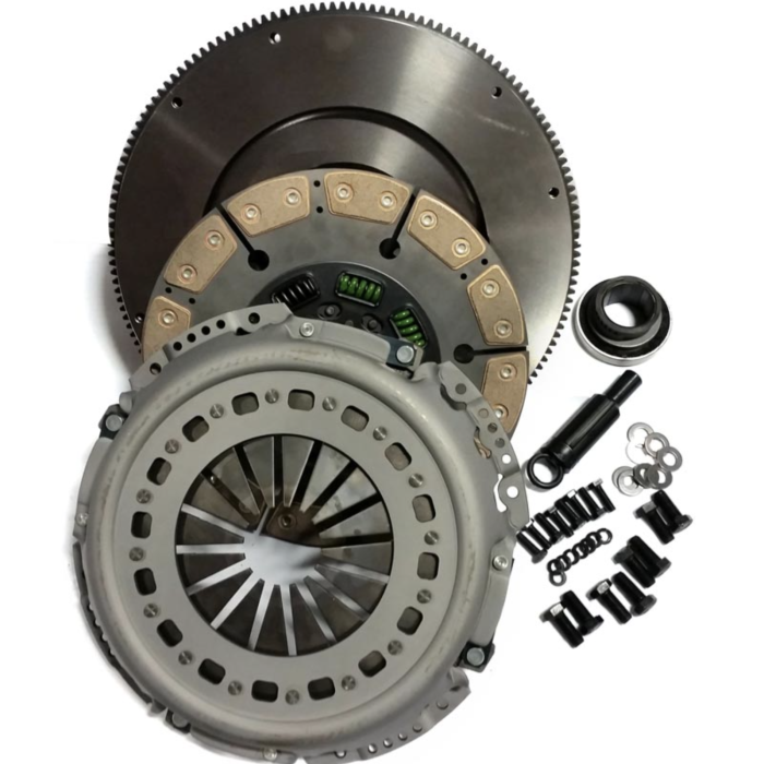 Valair - Valair Single Disc Ceramic Upgrade Clutch Kit With Flywheel, 1994-1997 7.3L Powerstroke With ZF-5 Manual Transmission