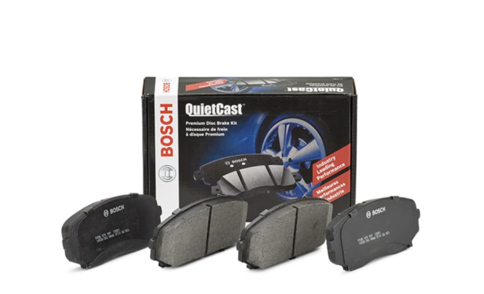 Bosch - Genuine Bosch QuietCast Disc Brake Pad Set (Front), 2009-2016 Ram 2500/3500 4WD SRW