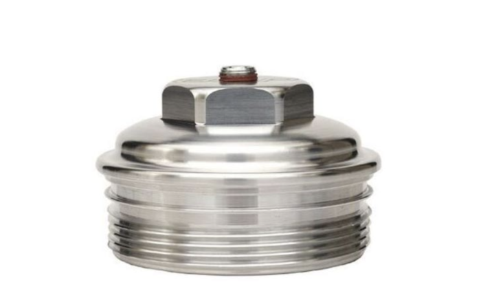 Beans Diesel Performance - Beans Diesel Billet Upper Fuel Filter Cap, 2003-2007 6.0L Powerstroke