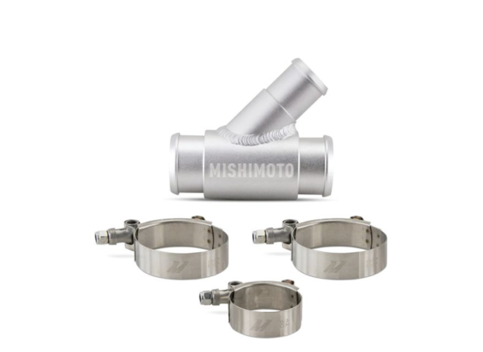 Mishimoto - Mishimoto Aluminum Coolant "Y" Pipe & Clamp Kit, 2013-2014 6.7L Cummins