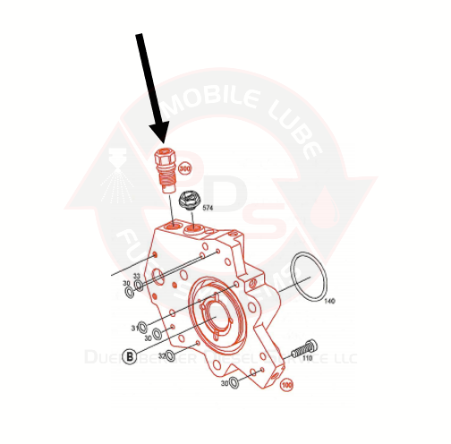 Bosch - Genuine Bosch Injection Pump (CP3) Cascade Overflow Valve, 2009-2018 6.7L Cummins