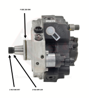 High Pressure Pumps & Parts - Stock/Upgraded Replacement Pumps - Bosch - Genuine Bosch Injection Pump(CP3) Drive Shaft Nut, 1998.5-2018 5.9L/6.7L Cummins