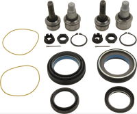 Spicer Drivetrain - Genuine Spicer Complete Ball Joint Repair Kit With Axle Seals, 1999-2004 F-250/F-350 Superduty With Dana50/ 60 Front End