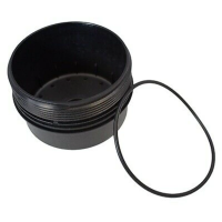 Ford - Ford OEM Fuel Filter Housing Cap With O-Ring, 2008-2010 6.4L Powerstroke - Image 1