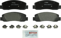 Genuine Bosch Quietcast Premium Disc Brake Pads (Front), 2010-2012 F-250, 2008-2012 F-350 Superduty