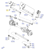 Ford - Ford OEM Steering Damper Bolt, 2011-2016 Ford F-250/F-350 4X4 - Image 2