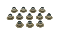 Mahle Exhaust Valve Stem Seals (Top Hat Style) 1998.5-2018 5.9L/6.7L Cummins *Set Of 12*