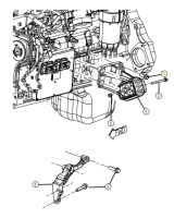 Mopar - Genuine Mopar Motor Mount To Engine Block Bolt, 2003-2018 5.9L/6.7L Cummins - Image 2