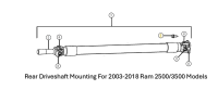 Mopar - Genuine Mopar Driveshaft Bolt, 2003-2018 Ram 2500/3500 - Image 2