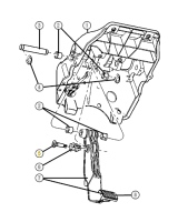 Mopar - Genuine Mopar Clutch Pedal Pivot Pin/Bushing, 2003-2018 Ram 2500/3500 With NV5600/G56 Manual Transmission - Image 2