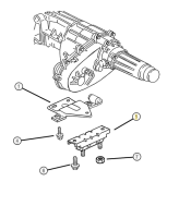 Mopar - Genuine Mopar Transmission Mount, 1994-2002 5.9L With NV4500/NV5600 Manual Transmission - Image 2