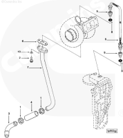 Cummins, Inc. - Genuine Cummins Turbo Oil Feed Line, 1989-1998 5.9L Cummins - Image 4