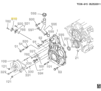 GM - Genuine GM Crankshaft Position Sensor, 2006-2010 GM 6.6L Duramax - Image 2