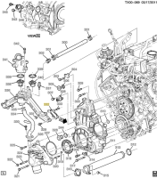 GM - Genuine GM Thermostat Housing Gasket, 2001-2016 GM 6.6L - Image 2