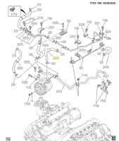 GM - Genuine GM Injection Pump Return Hose, 2006-2010 GM 6.6L LBZ/LMM - Image 2