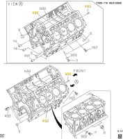 GM - Genuine GM Engine Block To Rear Engine Cover Dowel And/Or Cylinder Head To Block Dowel, 2001-2016 GM 6.6L Duramax - Image 2