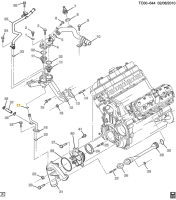 GM - Genuine GM Water Pump Coolant Bypass Tube Upper O-Ring Seal, 2001-2016 GM 6.6L - Image 2