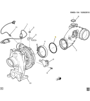 GM - Genuine GM Turbocharger Air Inlet Adapter Seal, 2011-2016 6.6L Duramax - Image 2