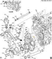 GM - Genuine GM Oil Pressure Relief O-Ring, 2001-2016 GM 6.6L Duramax - Image 2