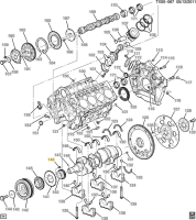 GM - Genuine GM Crankshaft Position Sensor Exciter Ring Bolt, 2001-2016 GM 6.6L Duramax - Image 2