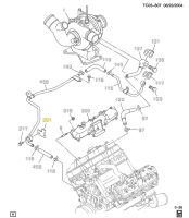 GM - Genuine GM Turbocharger Coolant Return Pipe Clip Bracket, 2004.5-2016 Duramax - Image 2