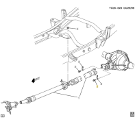 GM - Genuine GM U-Joint Strap Bolt (1410 & 1480) - Image 2