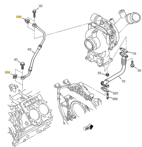 GM - Genuine GM Turbo Oil Feed Pipe Seal, 2004.5-2016 GM 6.6L - Image 2