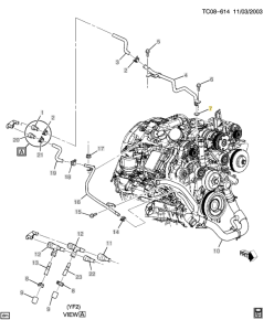 Merchant Automotive - Merchant Automotive Thermostat Lid Coolant Heater Outlet Pipe O-Ring, 2001-2007 6.6L Duramax - Image 2