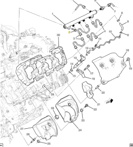 GM - Genuine GM Fuel Rail Mounting Bolt, 2017-2025 L5P Duramax - Image 2