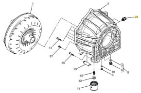 GM - Genuine GM Oil Cooler Line Connector, 2004-2010 GM 6.6L - Image 4
