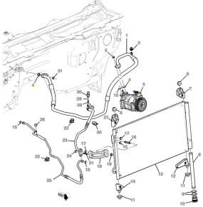 GM - Genuine GM A/C Compressor Line Seal, 2011-2016 6.6L LML Duramax - Image 2