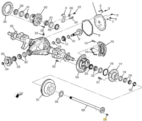 GM - Genuine GM Axle Shaft Bolt, 2001+ GM With 11.5" Rear Axle - Image 2