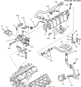 GM - Genuine GM Engine Oil Cooler Adapter, 2007.5-2010 GM 6.6L LMM - Image 4