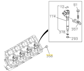 GM - Genuine GM Fuel Injector Hold Down Platform, 2001-2016 GM 6.6L - Image 2
