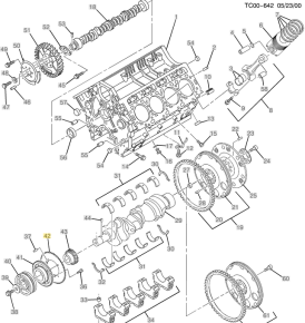 GM - Genuine GM Crankshaft Position Exciter Ring, 2001-2005 GM 6.6L LB7/LLY - Image 2