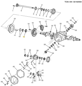 GM - Genuine GM Rear Wheel Seal, 2001-2010 2500/3500 With AAM 11.5" Rear Axle - Image 2