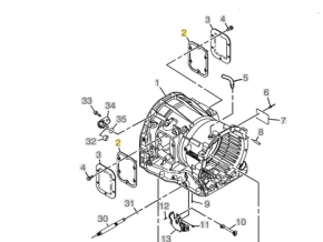 GM - Genuine GM PTO Cover Gasket, 2001-2026 GM 2500/3500 With Allison Transmission - Image 2