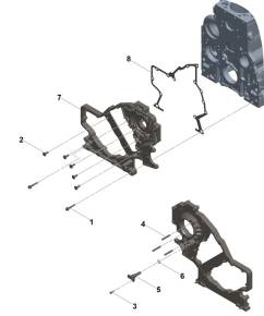 Cummins, Inc. - Genuine Cummins Front Timing Gear Housing, 2021-2024 6.7L Cummins - Image 4